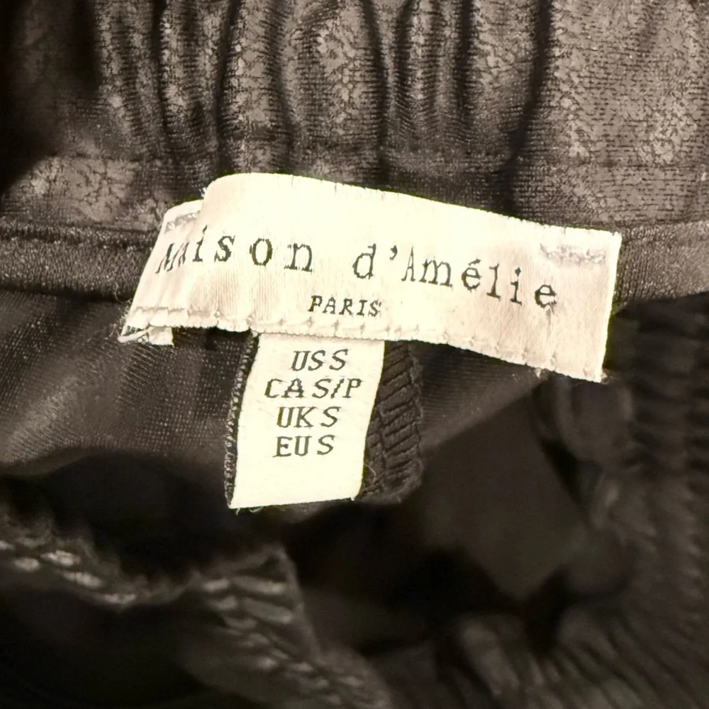 🔥Madison D’Amelie Black Shimmer Jogger Pants Size S EUC🔥